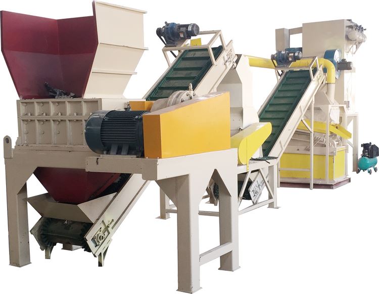 copper cable wire recycling machine