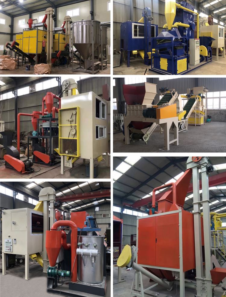 copper cable wire recycling machine
