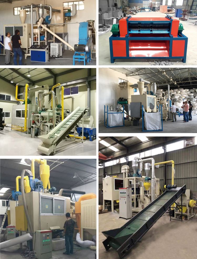 copper cable wire recycling machine